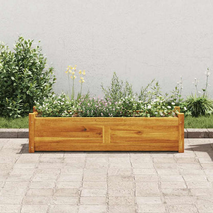Garten-Hochbeet Akazienholz 100x30x25 cm