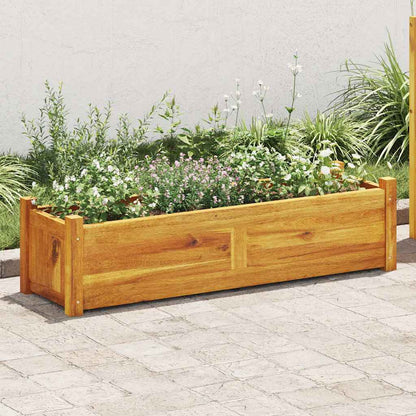 Garten-Hochbeet Akazienholz 100x30x25 cm