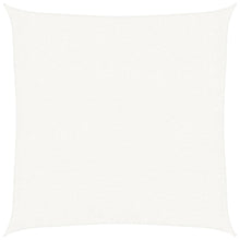 Sonnensegel HDPE Quadratisch 3,6 x 3,6 m Weiß