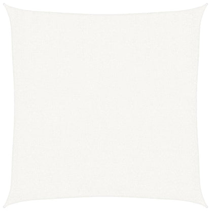 Sonnensegel HDPE Quadratisch 3,6 x 3,6 m Weiß