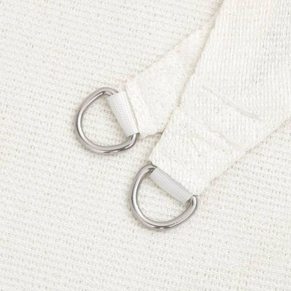 Sonnensegel HDPE Dreieckig 3,6 x 3,6 x 3,6 m Weiß