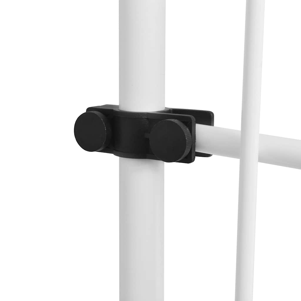 Einziehbare Markise Handbetrieben 150 cm Orange/Weiß Gestreift