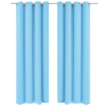 Verdunkelungsvorhang mit Metallösen 270 x 245 cm Türkis