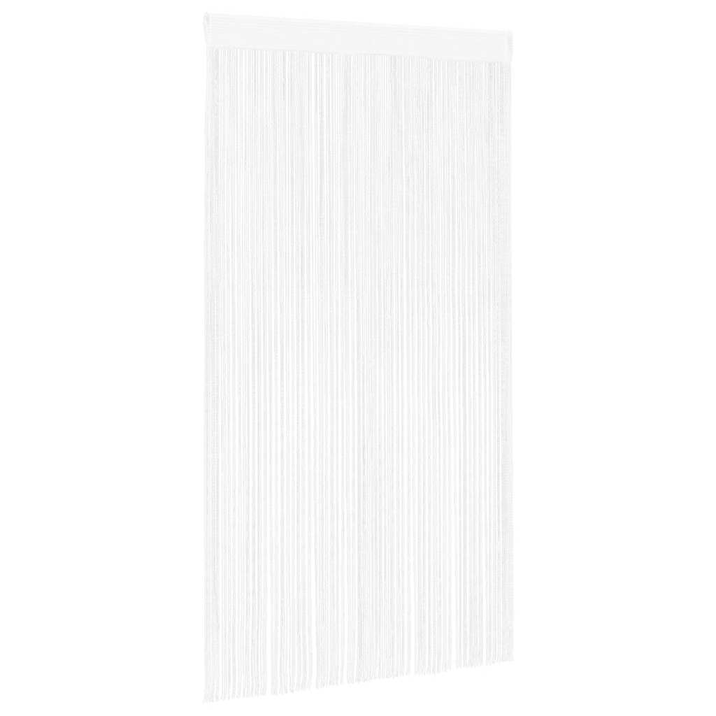 Fadenvorhang 2 Stk.100 x 250 cm Weiß