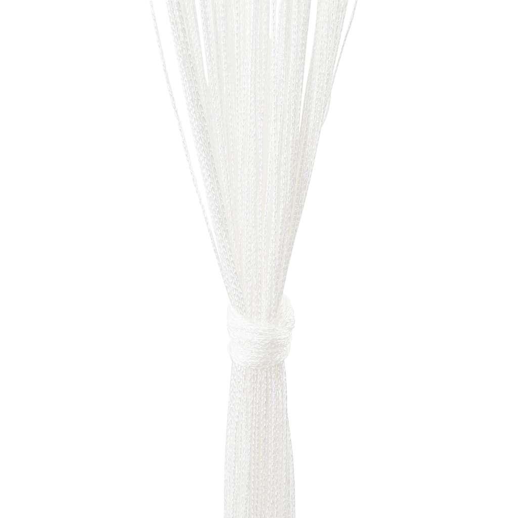 Fadenvorhang 2 Stk.100 x 250 cm Weiß