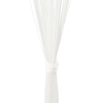 Fadenvorhang 2 Stk.100 x 250 cm Weiß