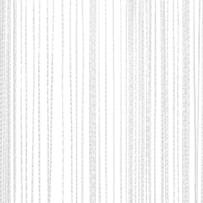 Fadenvorhang 2 Stk.100 x 250 cm Weiß