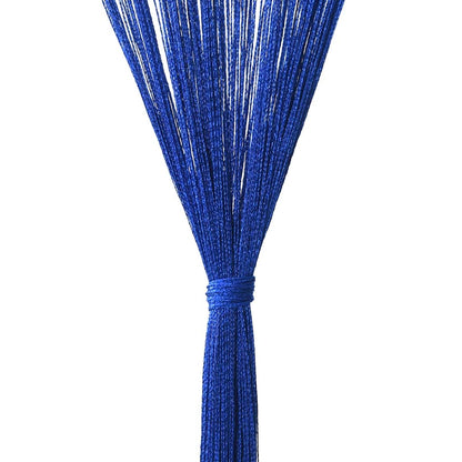 Fadenvorhänge 2 Stk. 100 x 250 cm Blau