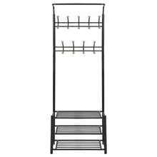 Garderobe mit Schuhablage 68×32×182,5 cm Schwarz