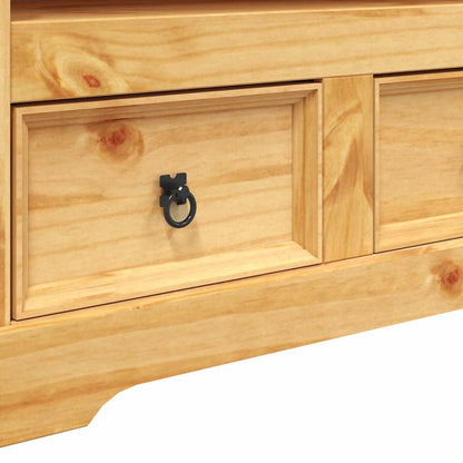 TV-Schrank Mexiko-Stil Kiefernholz 91x43x56 cm