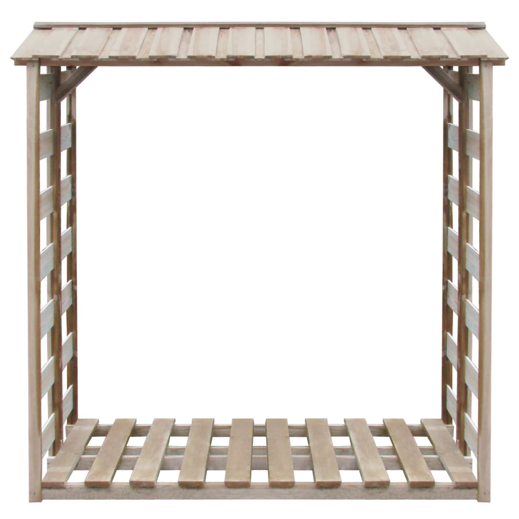 Brennholz-Lagerschuppen 150x90x176 cm Kiefernholz Imprägniert