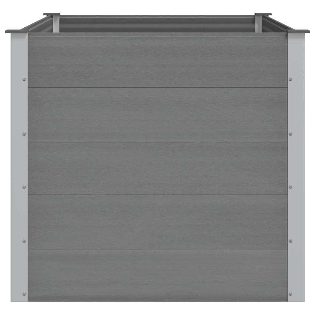 Garten-Hochbeet WPC 150x100x91 cm Grau