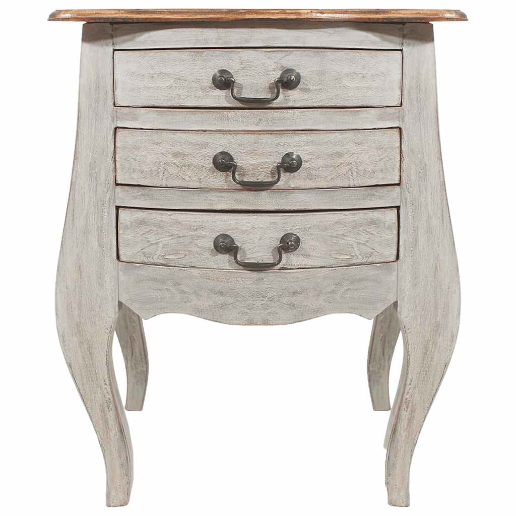 Nachttisch Massives Mahagoniholz 48x35x64 cm