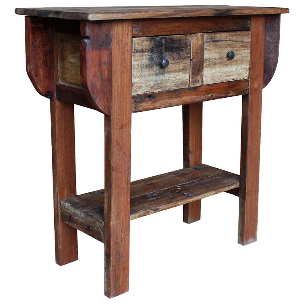 Konsolentisch Gemischtes Altholz 80x35x80 cm