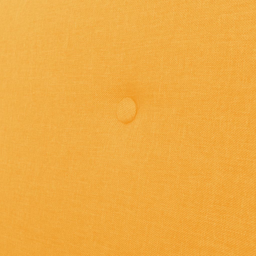 2-Sitzer Sofa Stoff Gelb