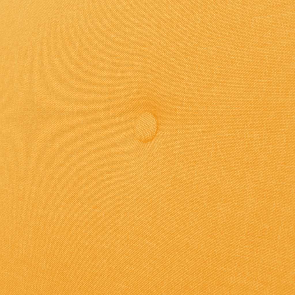 3-Sitzer Sofa Stoff Gelb