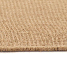 Teppich Jute mit Latexrücken 70x130 cm Natur