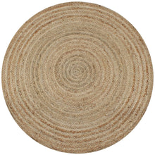 Teppich Jute Geflochten 150 cm Rund
