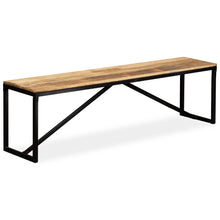 Sitzbank Massiv-Mangoholz 160x35x45 cm