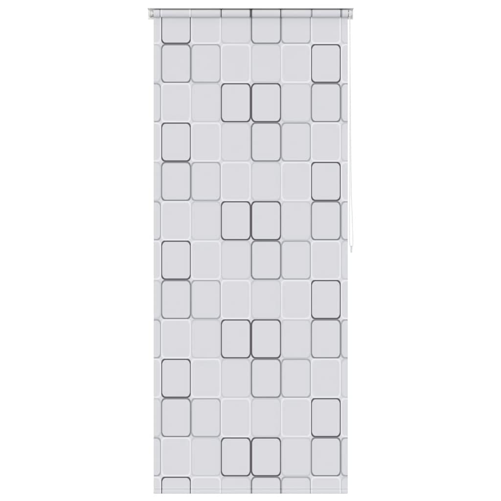 Duschrollo 80x240 cm Quadratmuster