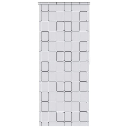 Duschrollo 80x240 cm Quadratmuster
