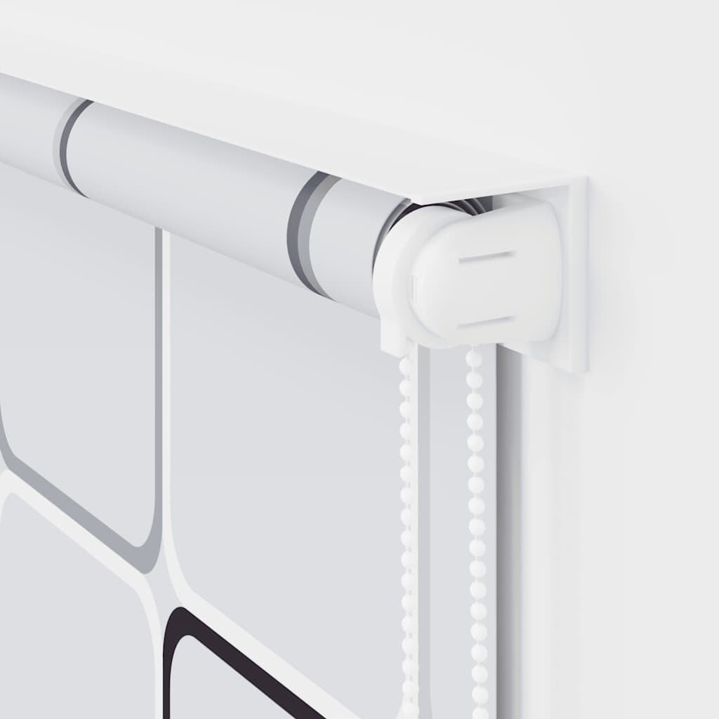 Duschrollo 80x240 cm Quadratmuster