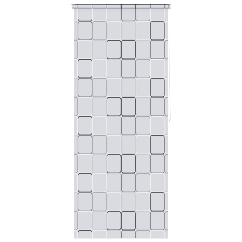 Duschrollo 100x240 cm Quadratmuster