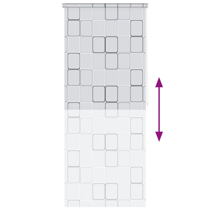 Duschrollo 100x240 cm Quadratmuster