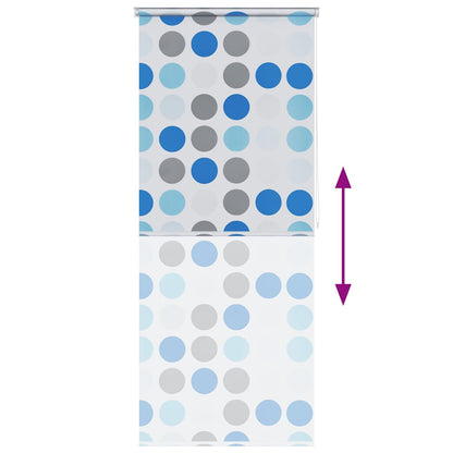 Duschrollo 80x240 cm Kreismuster