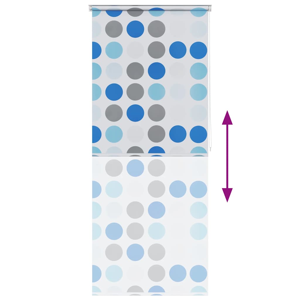 Duschrollo 100 x 240 cm Kreismuster