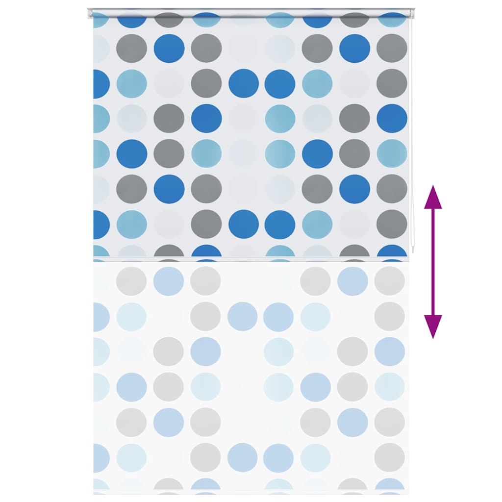 Duschrollo 140x240 cm Kreismuster