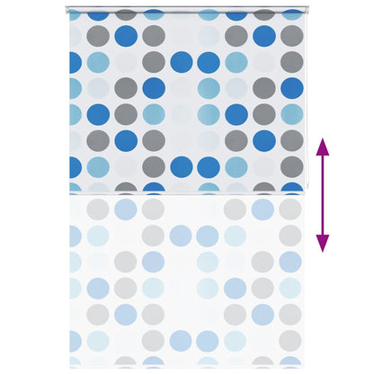 Duschrollo 160x240 cm Kreismuster