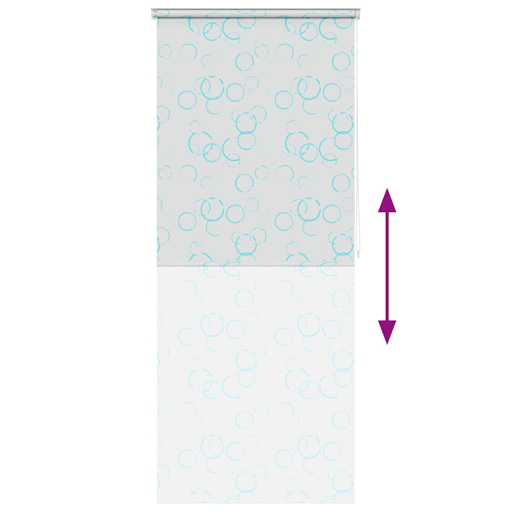 Duschrollo 80x240 cm Blasenmuster