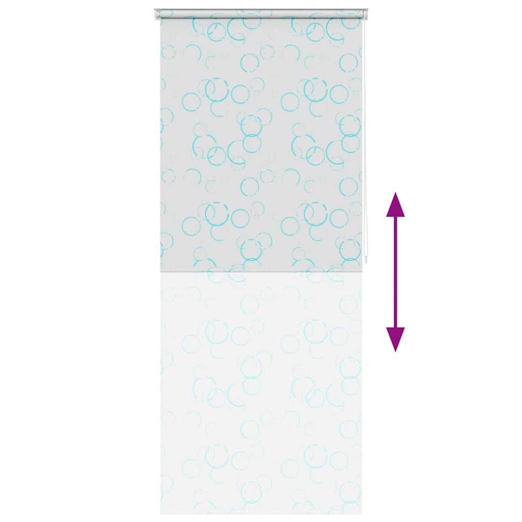 Duschrollo 100x240 cm Blasenmuster