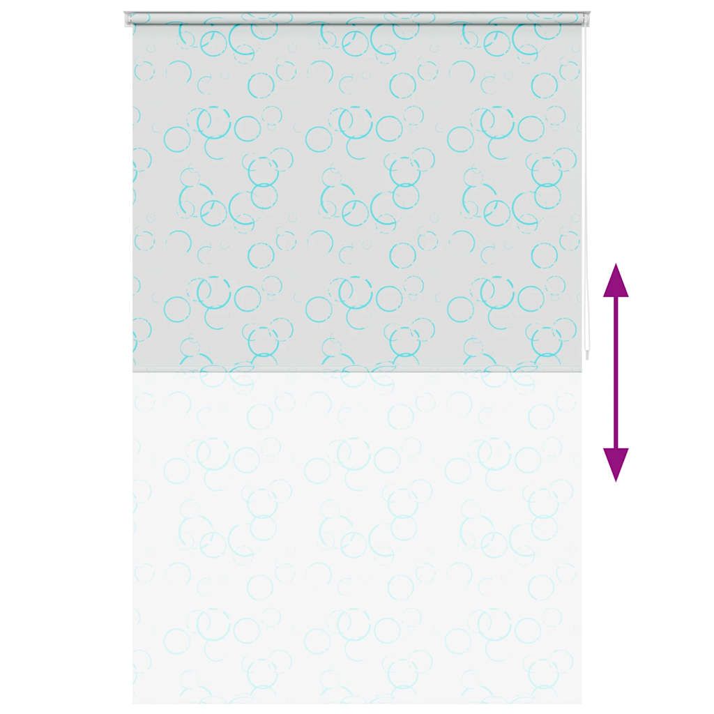 Duschrollo 160x240 cm Blasenmuster