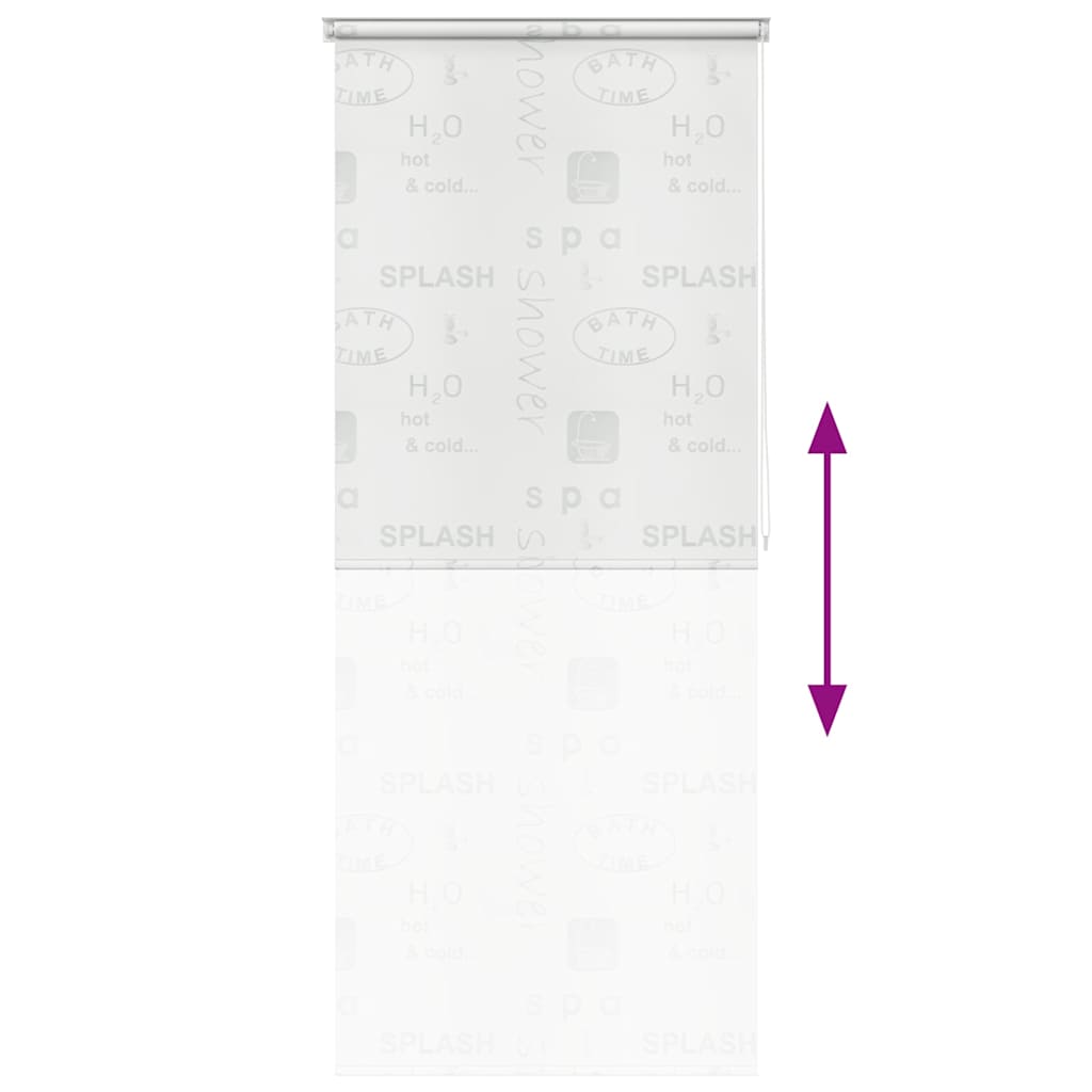 Duschrollo 100x240 cm Splash-Design