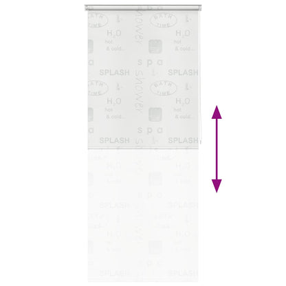 Duschrollo 100x240 cm Splash-Design