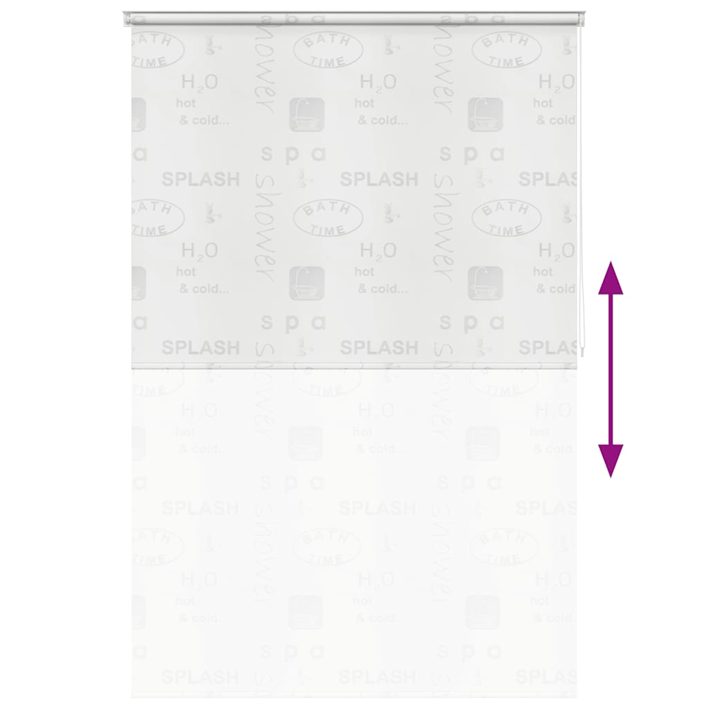 Duschrollo 140x240 cm Splash-Design