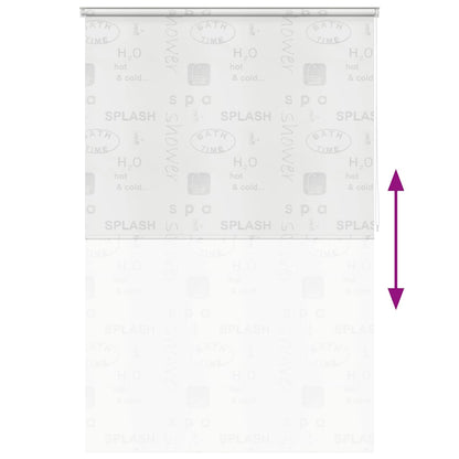 Duschrollo 160x240 cm Splash-Design