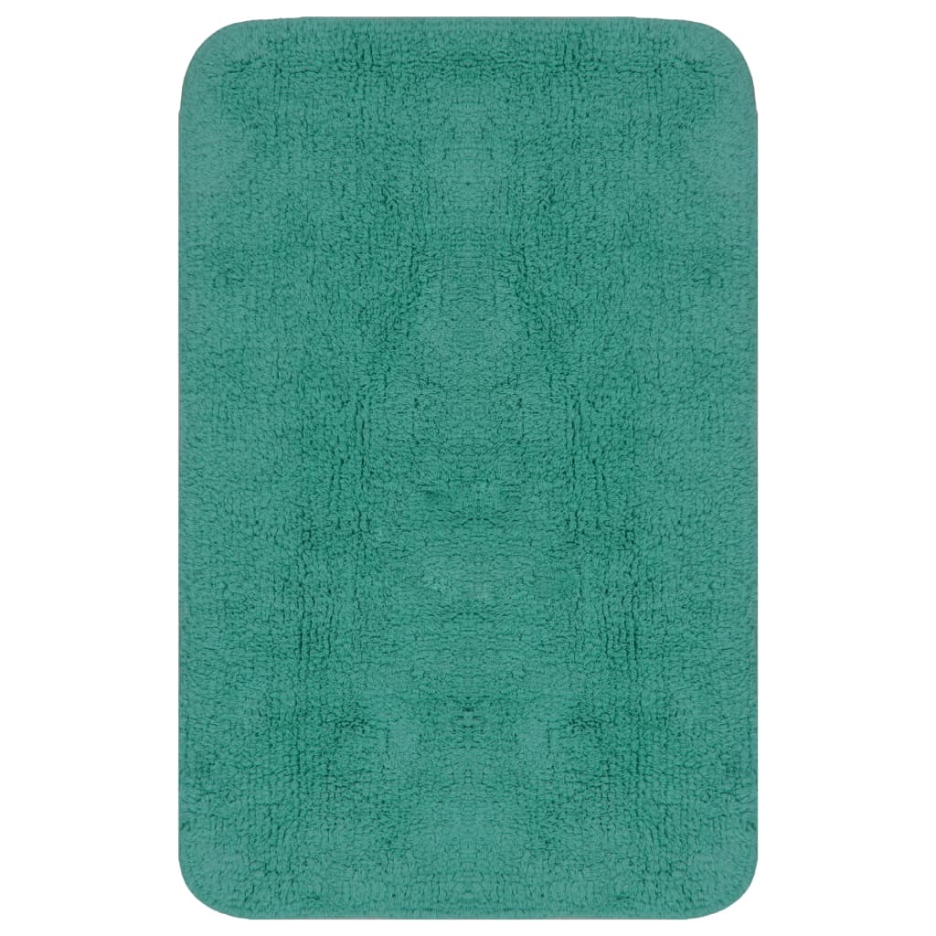Badematten-Set 3-tlg. Stoff Türkis