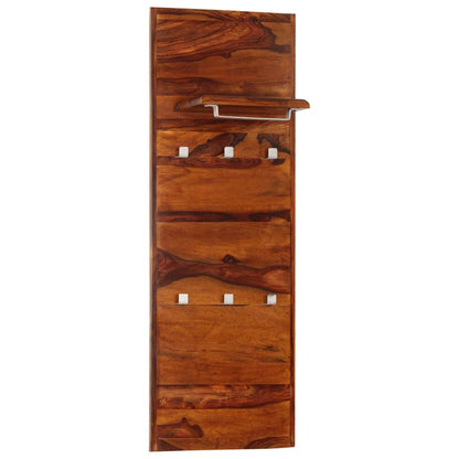 Wandgarderobe Massivholz Akazie 118×40 cm