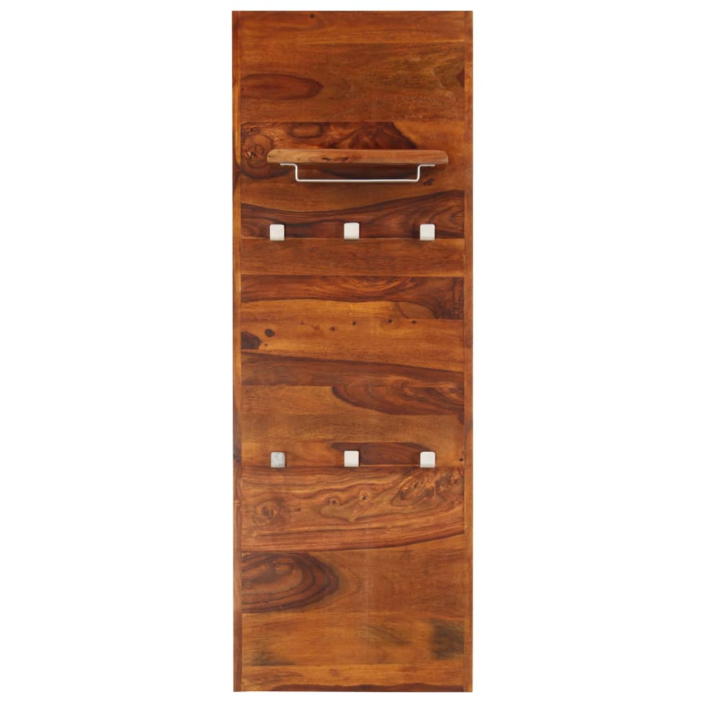 Wandgarderobe Massivholz Akazie 118×40 cm