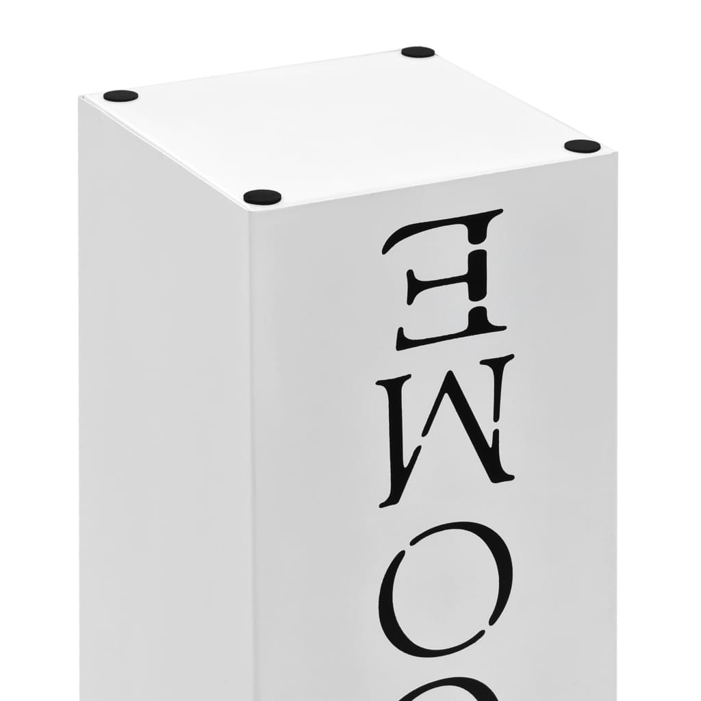 Regenschirmständer Welcome Stahl Weiß