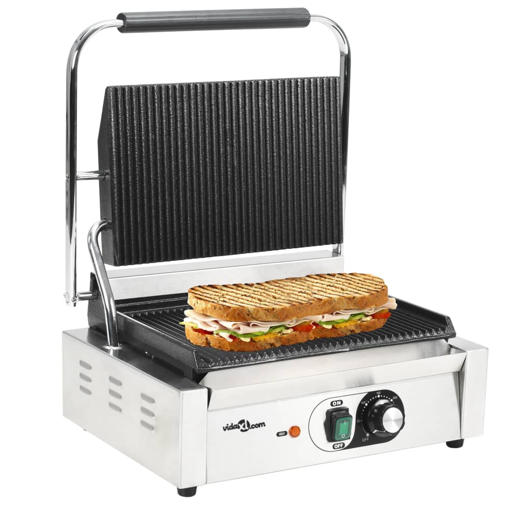 Gerillter Panini-Grill 2200 W 43x30,5x20 cm