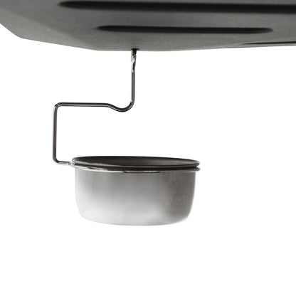 Gasgrill mit 6 Flammen Edelstahl Silbern