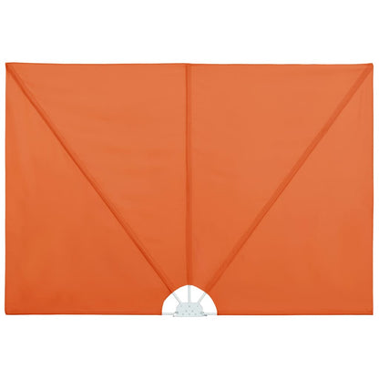 Faltbarer Terrassen-Seitenfächer Terracotta-Rot 240×160 cm