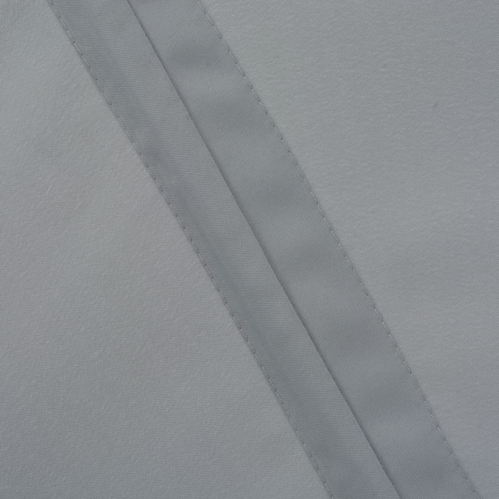 Faltbarer Terrassen-Seitenfächer Grau 160 cm