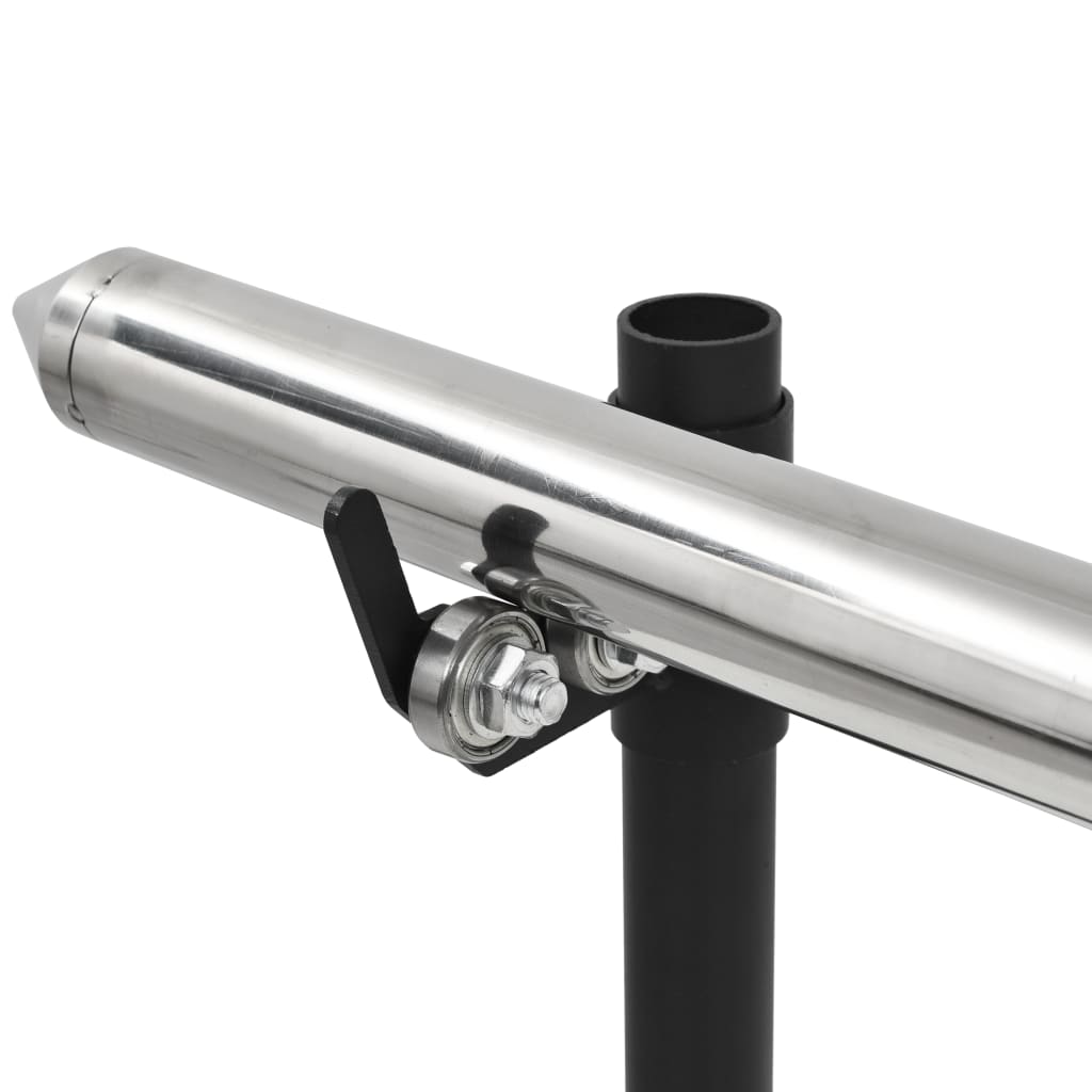 Automatischer Grillspieß mit Motor Edelstahl 207×45×81 cm