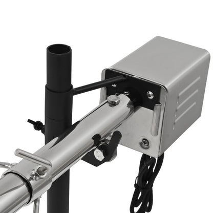 Automatischer Grillspieß mit Motor Edelstahl 207×45×81 cm