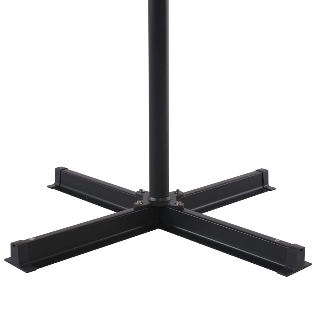 Sonnenschirm mit Aluminium-Mast 500 cm Taupe